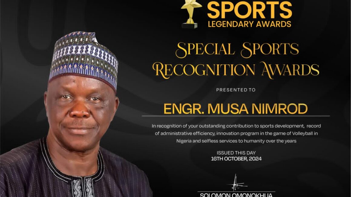 Sports Legendary Awards: Nimrod dedicates award to volleyball community