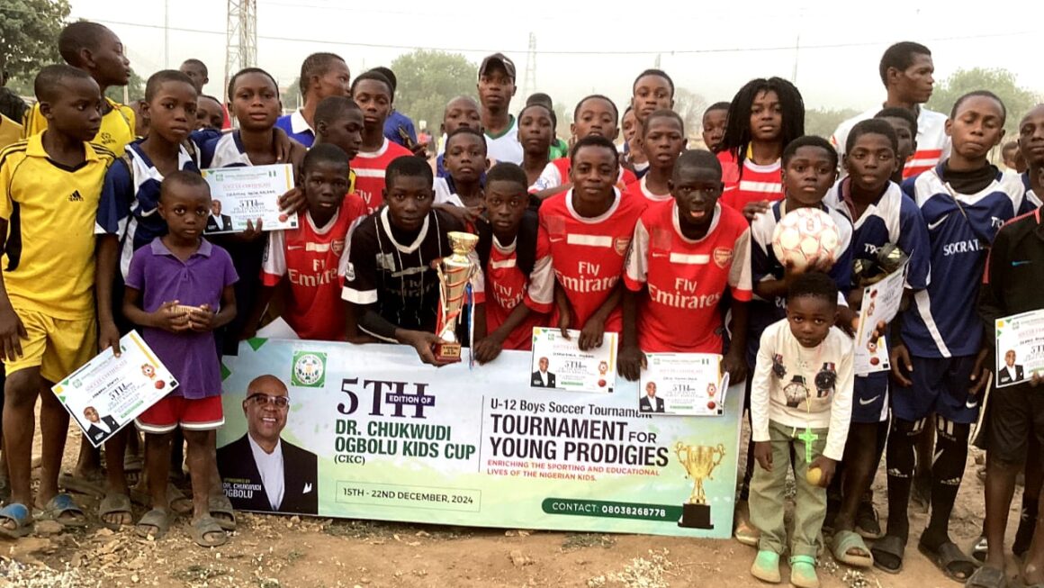 Arsenal Kiddies Football Academy retains Dr. Chukwudi Ogbolu U13 Kids Cup