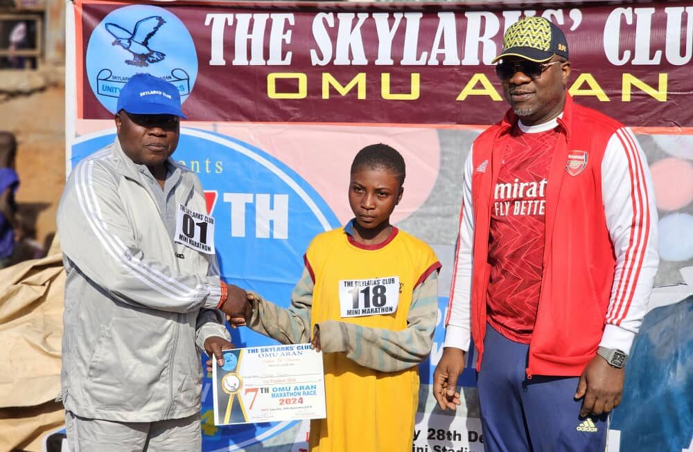 14-year-old Boy wins 11-km Omu-Aran marathon
