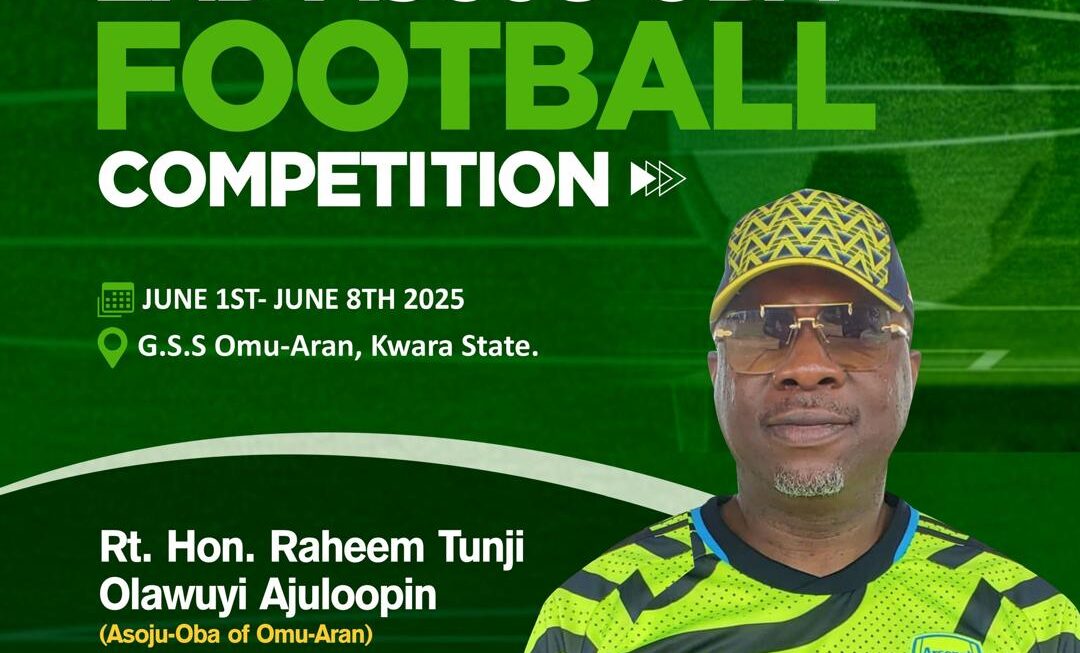 Ajuloopin announces 2nd edition of Asoju Oba football competition