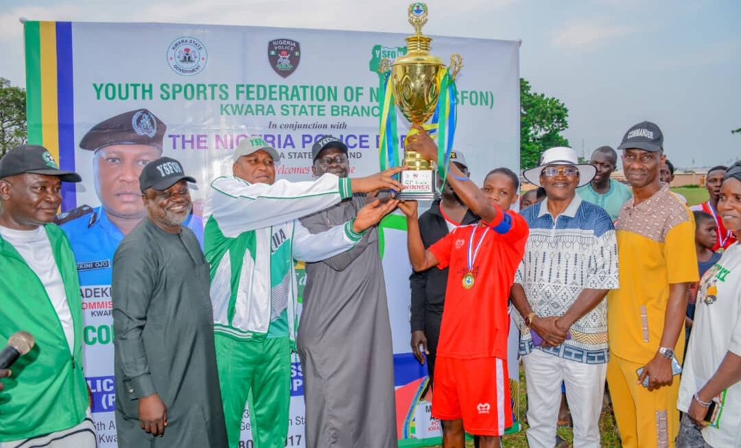 Grassroots sports gets boost as AbdulRazaq pledges greater support at Kwara YSFON CP Cup final