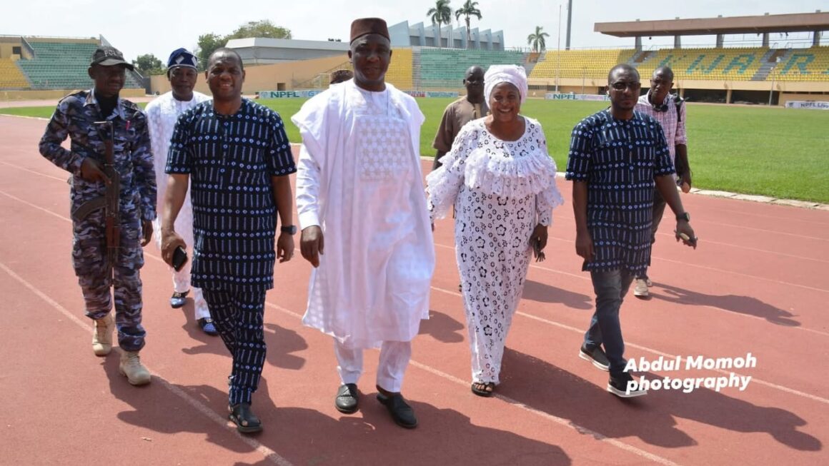 Gusau inspects, approves Kwara Stadium, pledges to bring international matches to Ilorin