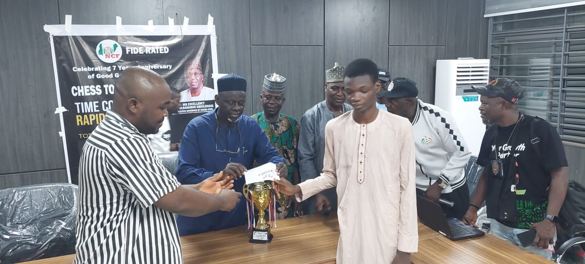 Bello Mubarak celebrates Gov AbdulRazaq’s seven years with Chess Championship